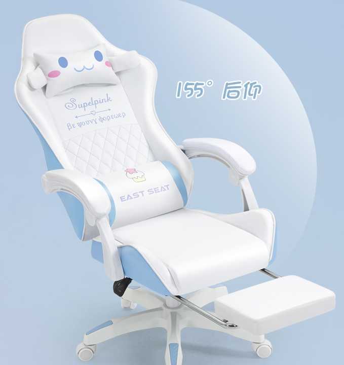 Ново пристигане, модерен дизайн, розово Silla Gamer Racing Chair E-Sport Recliner с функция за масаж Дамска игра за шоу на живо Използване в офиса