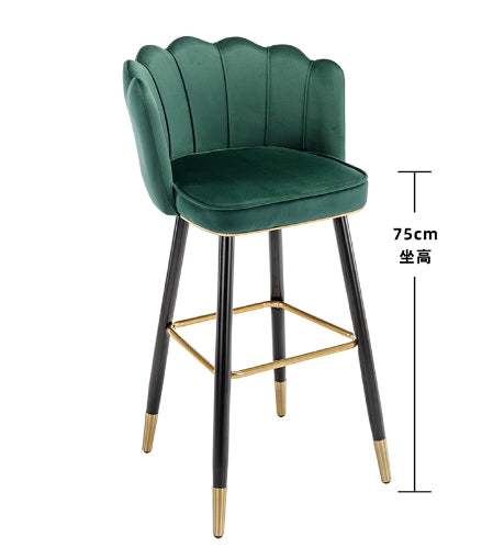 Silla Търговия на едро Кафява Pu кожа Бар стол Бар Counter Stool Столове с подложка за крака Модерни мебели Ресторантски мебели по избор