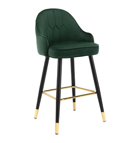 Silla Търговия на едро Кафява Pu кожа Бар стол Бар Counter Stool Столове с подложка за крака Модерни мебели Ресторантски мебели по избор