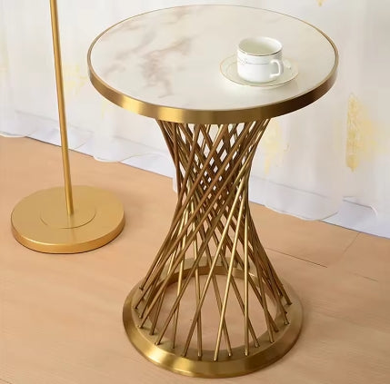 Eigentijds Grijs Fluwelen Kussen voor Eetkamer OEM Gouden Leverancier's Modern rond Salontafel Home Furniture uit Maleisië