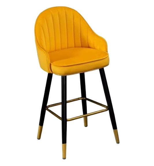 Silla Търговия на едро Кафява Pu кожа Бар стол Бар Counter Stool Столове с подложка за крака Модерни мебели Ресторантски мебели по избор